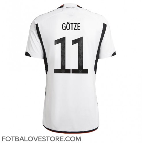 Německo Mario Gotze #11 Domácí Dres MS 2022 Krátkým Rukávem